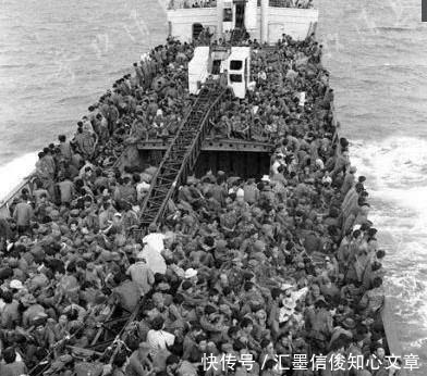 越南民主共|1975年南越军队溃逃老照片,真正的兵败如山倒