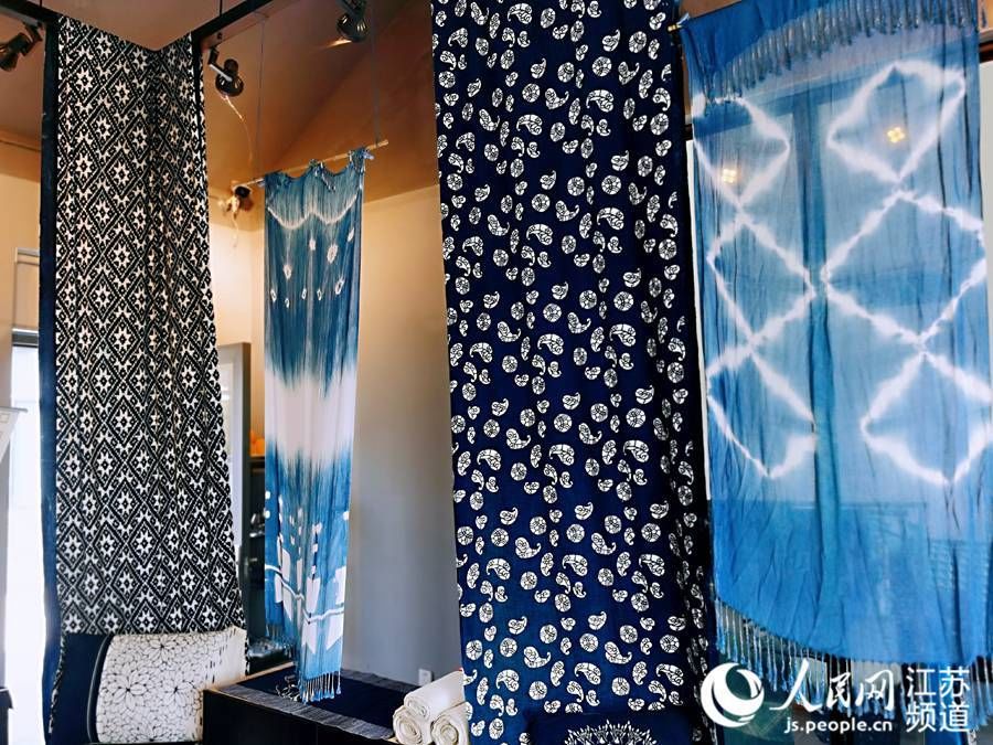 艾蓝|探访南通艾蓝染色技艺制作:白布秒变"山水画"