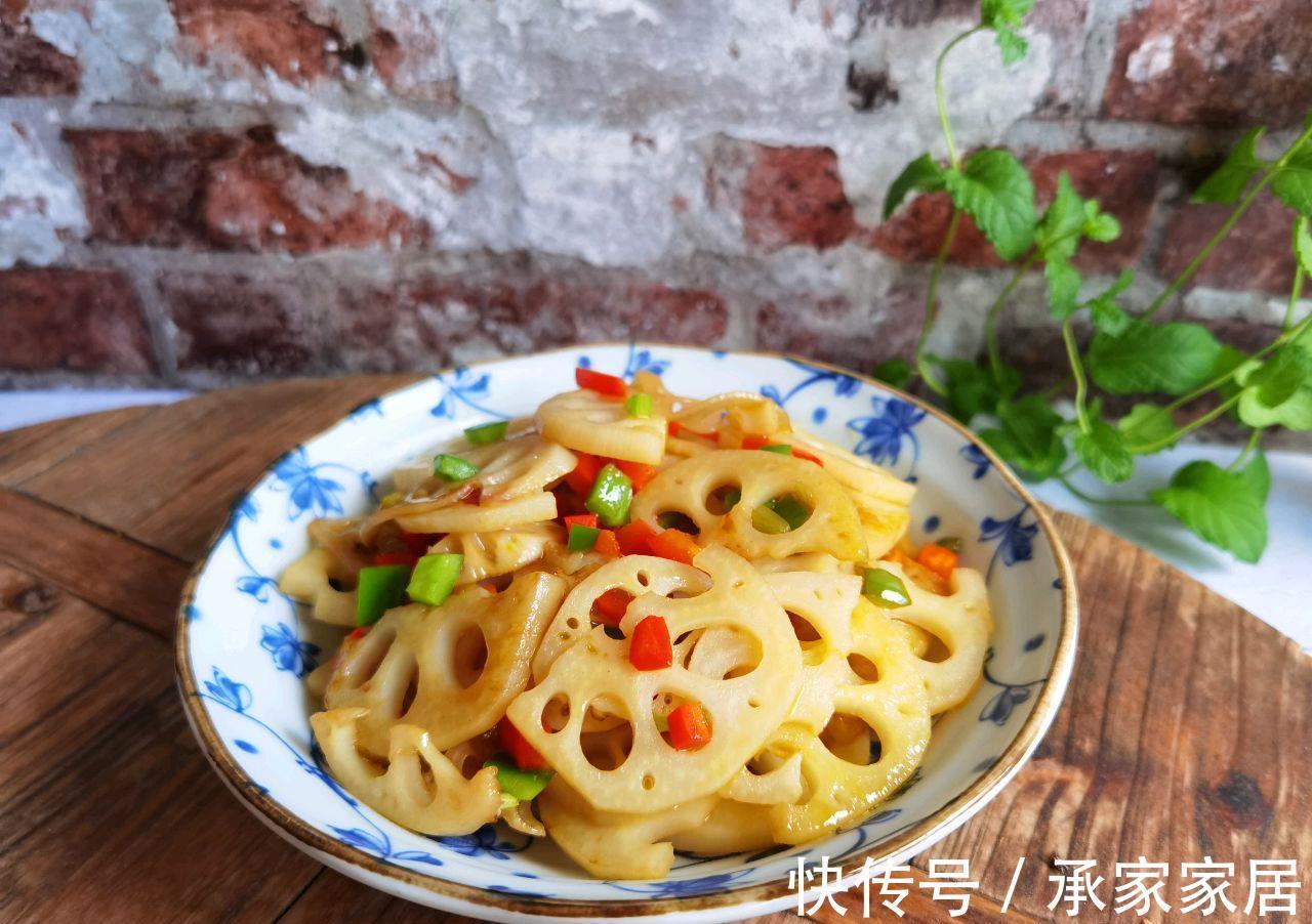 莲藕|糖醋藕片，香脆美味，好吃健康