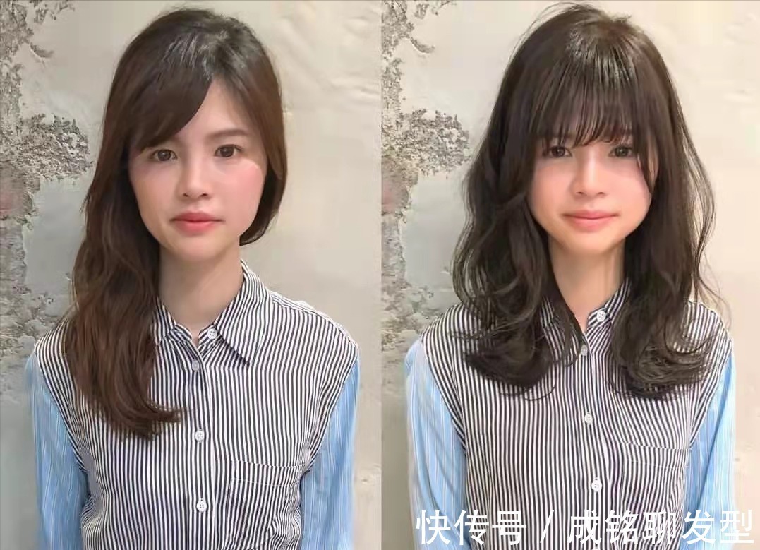 右图 发型对女人太重要,看完这几组对比你就明白,时尚减龄还显脸小