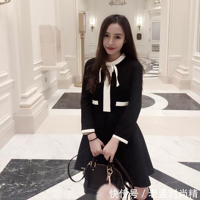 圆领|优雅职业裙,演绎职场风云任翱翔