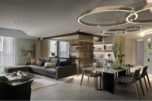 空间|135平贴心机能宅,以“圆梦”为理念,让空间有了独特个性