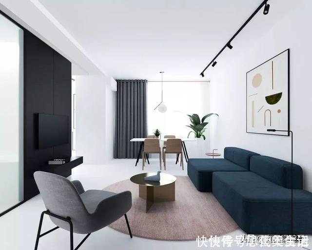 客厅|去掉万年不变的‘电视+沙发+茶几’老三件,客厅可以美成这样