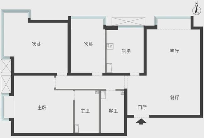 工业风|工业风复古风现代风混合在一起的103㎡三居，有自己独特味道的家