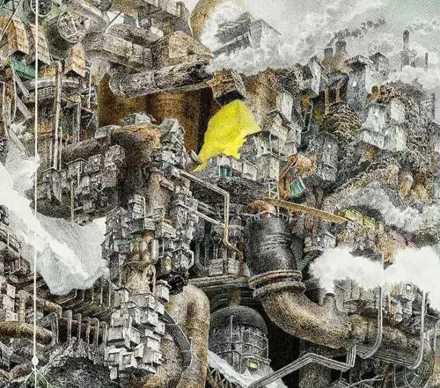 幅画!一幅画画了3年,细到要用放大镜,他把钢笔画玩到了极致