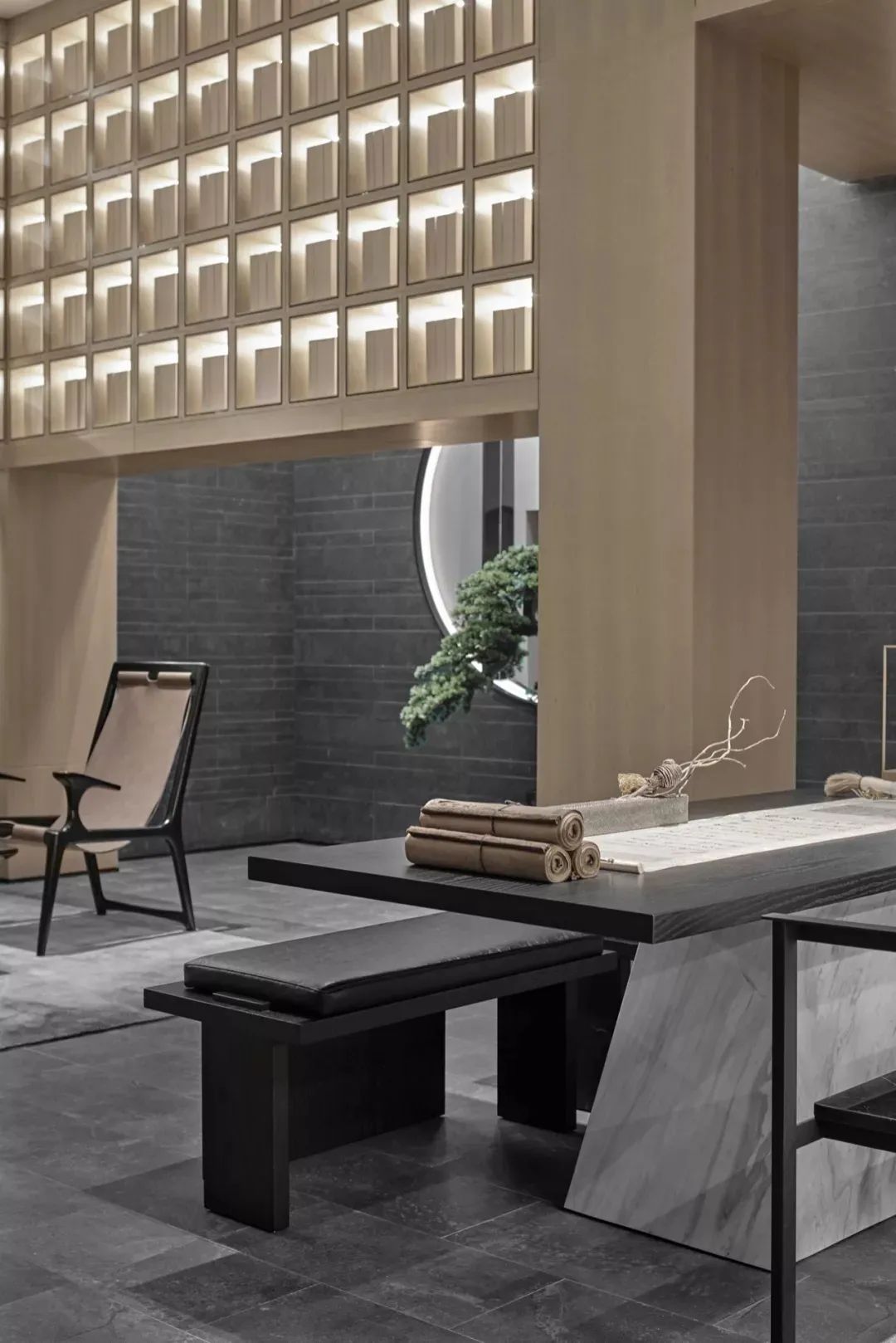 装饰画|200㎡现代简约,高级灰里加点黑,简约朴素高级美