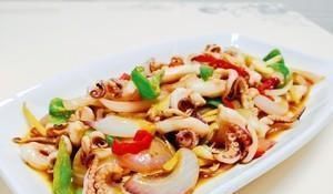 菜谱|家常海鲜菜谱,葱爆八爪鱼,脆嫰鲜美,美味营养,超下饭,吃不够