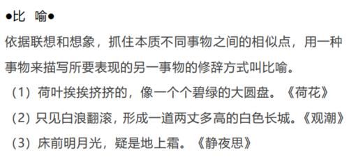 年级|资深语文老师：小学1-6年级的21种修辞手法汇总，你知道多少种？