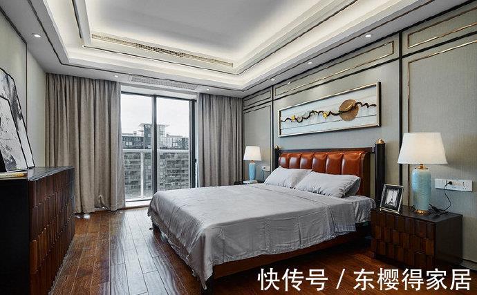 四房|208平米现代中式四房,进屋就看呆,全屋高端大气上档次,太赞了