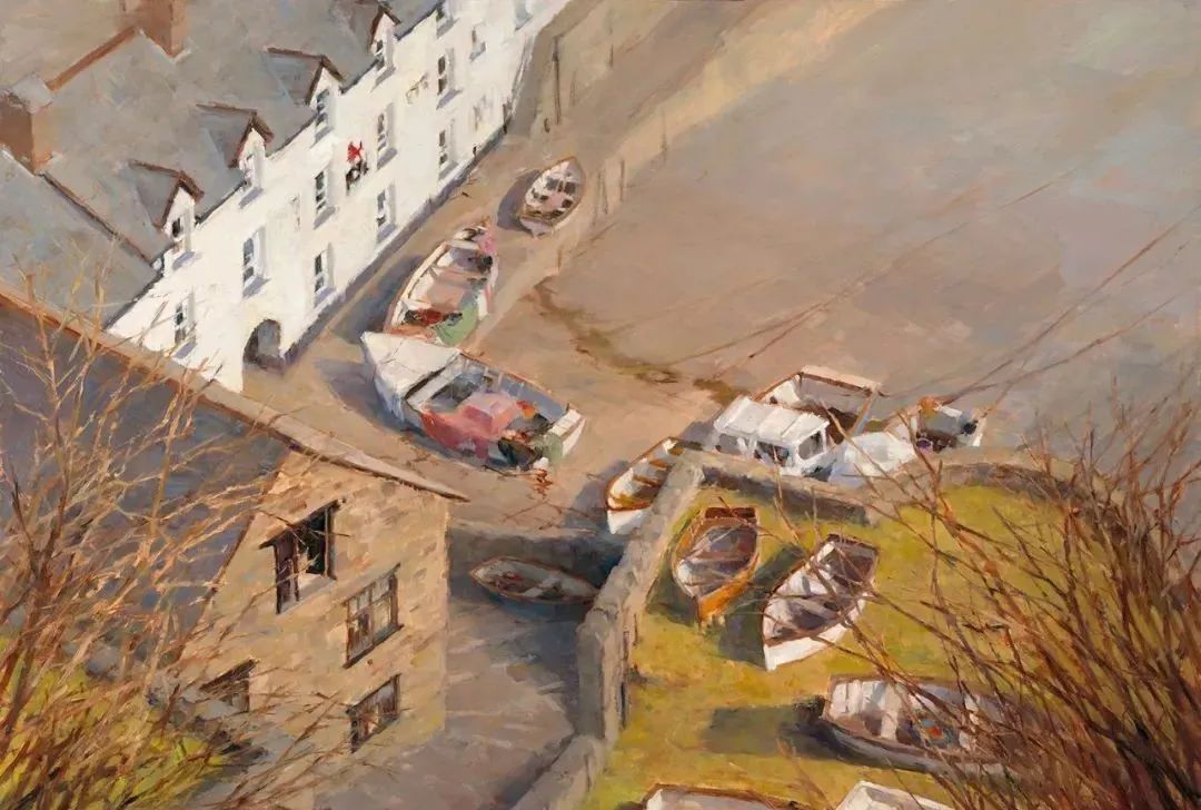 画家$生活写生风景画,用画笔记录下最美的风景,画家黛博拉·蒂尔比