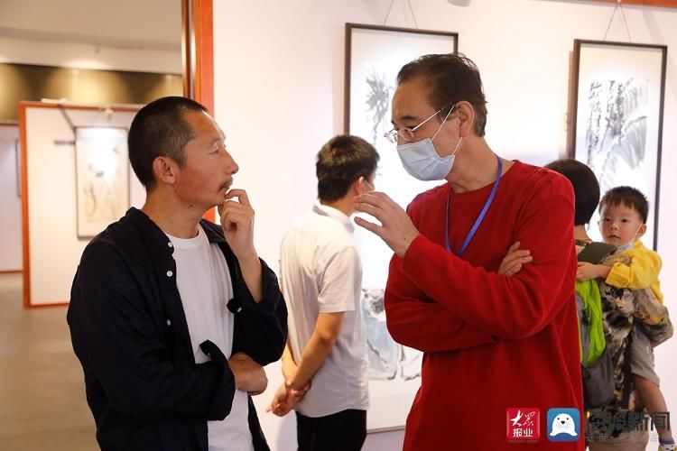 作品展$卢向龙国画作品展在青岛电影博物馆正式开展
