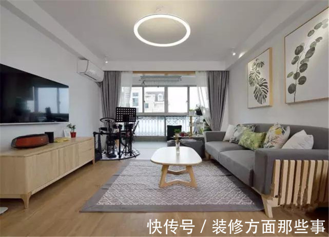 用力过猛|84平北欧风二居室,有一种朴素、清新的原始之美