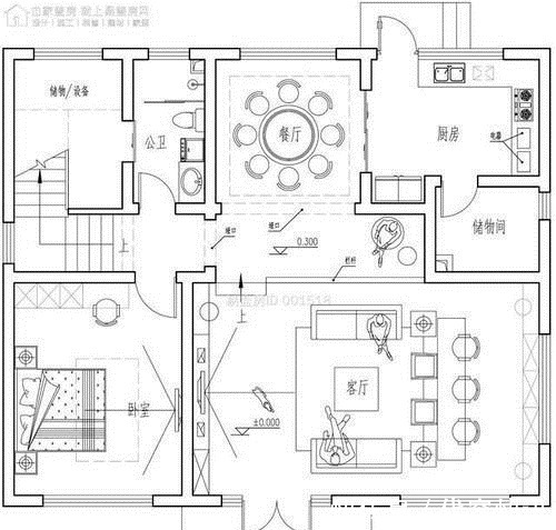 新中式|11.3×11.7米新中式四层别墅，4个客厅这样的户型喜欢吗