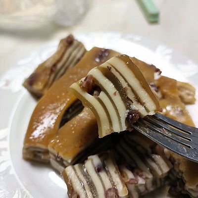 椰浆|蜜豆椰汁马蹄糕