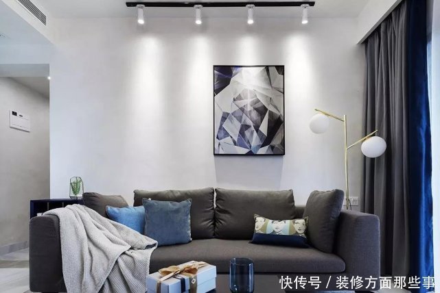三居室|91平经典是黑白灰三居室, 巧妙地将生活形态与视觉美学相融