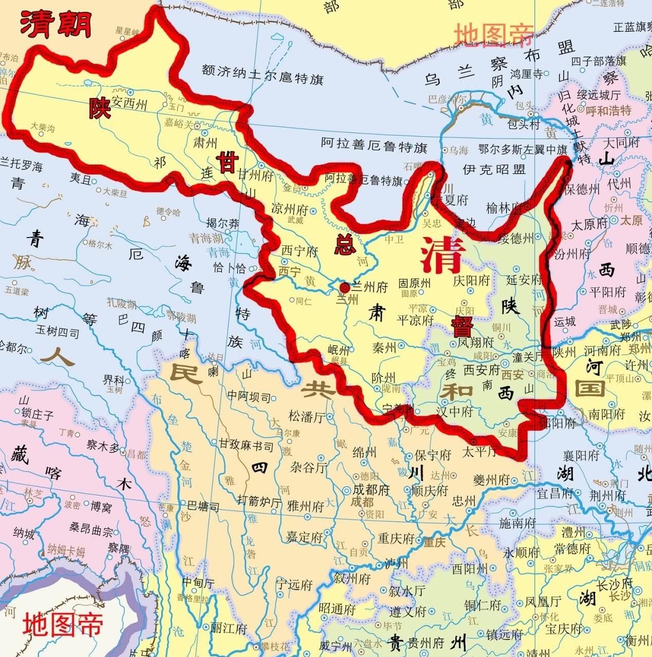 陕甘总督|元明亡后有北元、南明,清朝亡后为何没有西清?