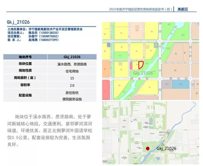 经营性用地|涉及土地6宗！济宁发布城区经营性用地供地蓝皮书（四）