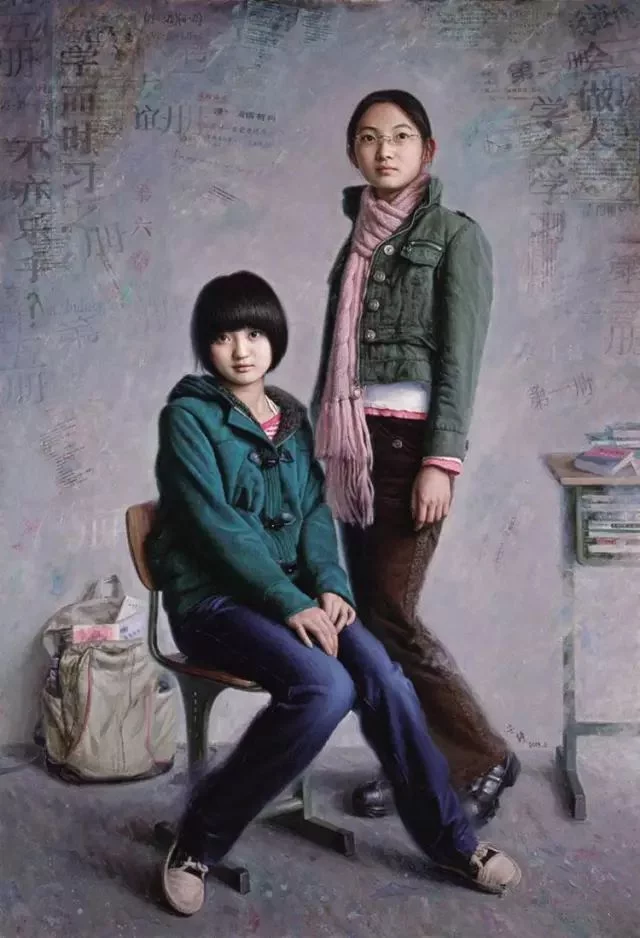 美女画家笔下的女孩 美女画家笔下的女孩