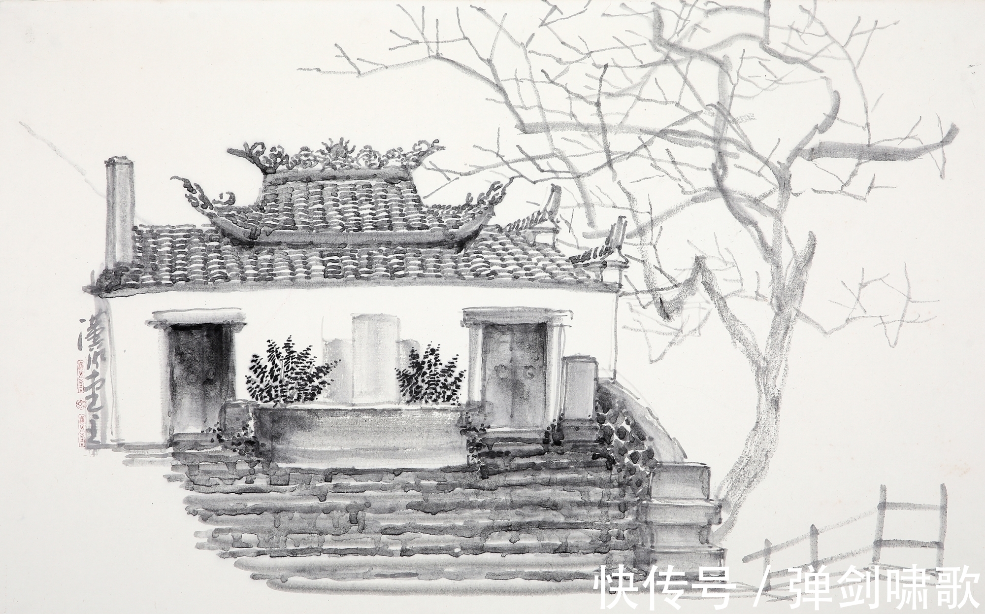 文化部@「直击书画」画家孙海峰“墨非蒙养不灵,笔非生活不神。”