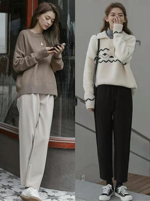 别再穿牛仔裤了,早春流行毛呢裤,兼顾时髦与温差