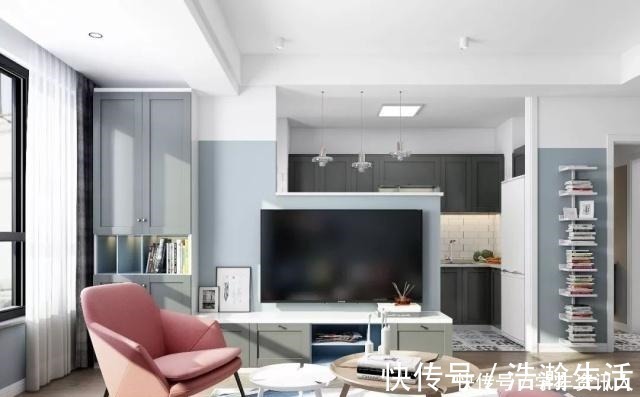 玄关柜|68㎡小户型将一房变两房，给二胎孩子打造出一个独立空间！