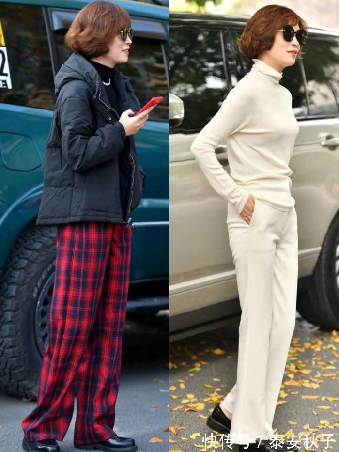 时髦 过年别买太多衣服,有件“羊毛衫”就够了!50岁大妈穿时髦显年轻