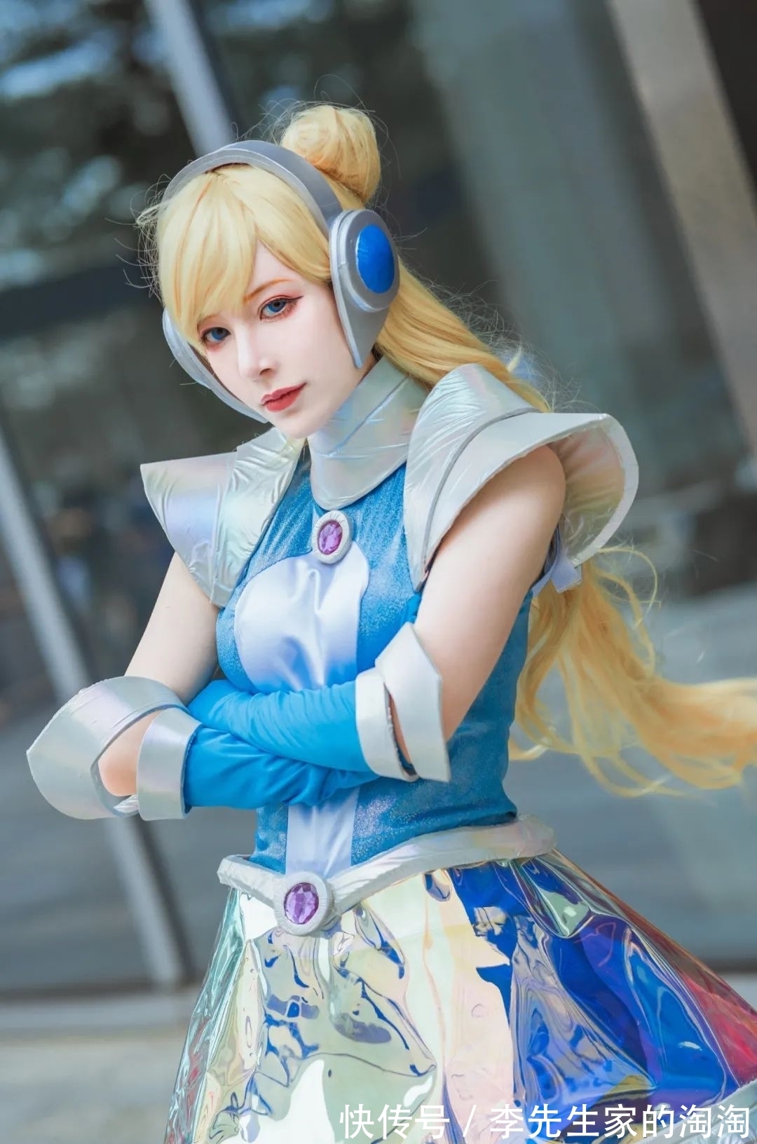 英雄联盟|cos:英雄联盟拉克丝科幻复古风cos正片@嚎哭深渊王者枫