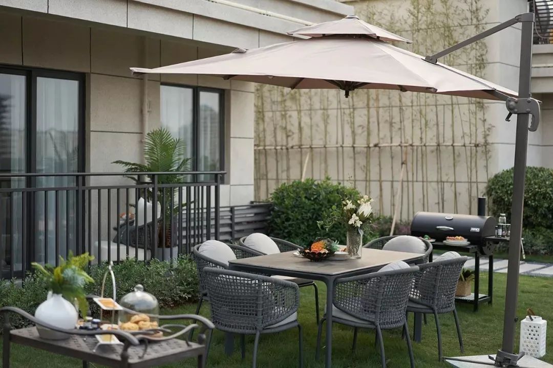 华丽|125㎡现代轻奢,羡慕有院子的房子,住起来太舒服了