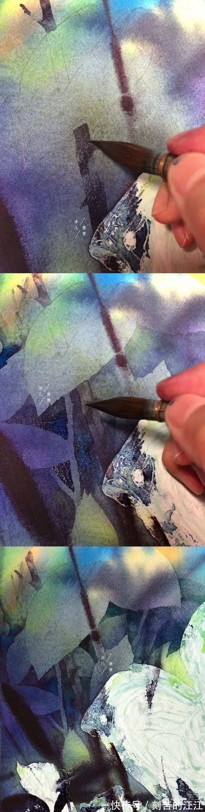 花瓣@水彩这样画,也太美了吧!居然把花瓣画出透明的感觉,看完忍不住保存!