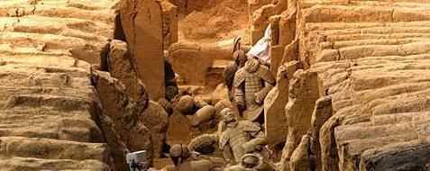 隔墙|兵马俑中的土隔墙有什么用处?为什么不挖开来?