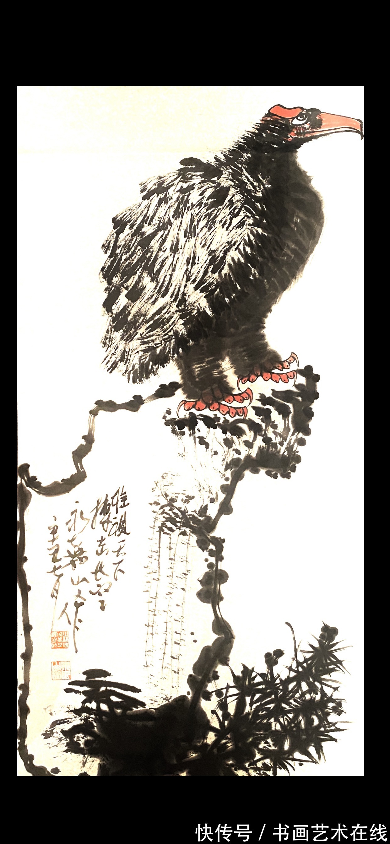 山水画|溪山无尽 笔墨有情——国画家、画鹰大家、指墨画艺术大师朱祖国