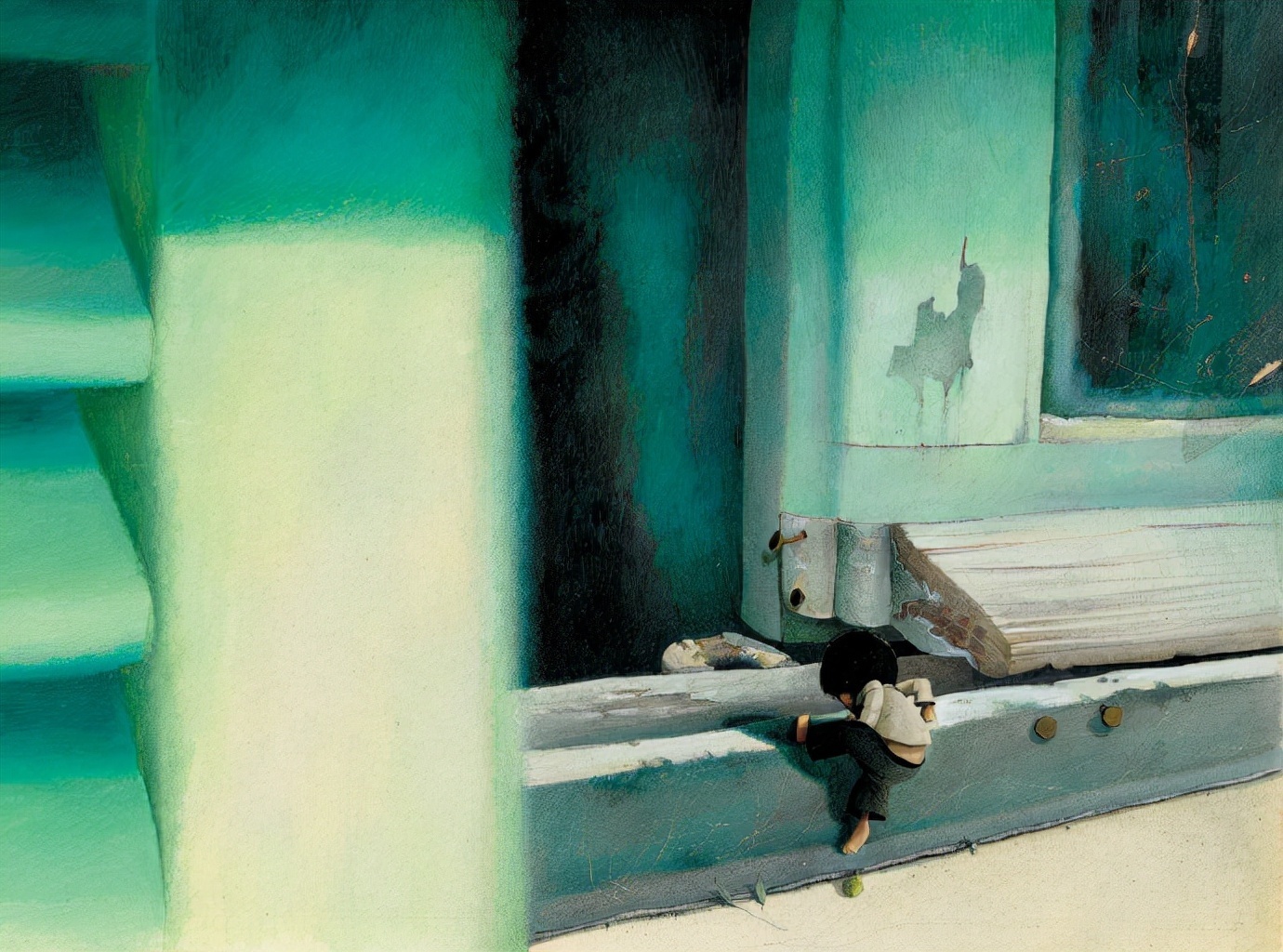 海贝卡·朵特梅-!插画师海贝卡·朵特梅-喜欢用不透明水彩作画,人物造型充满想象力并带有诡异气质