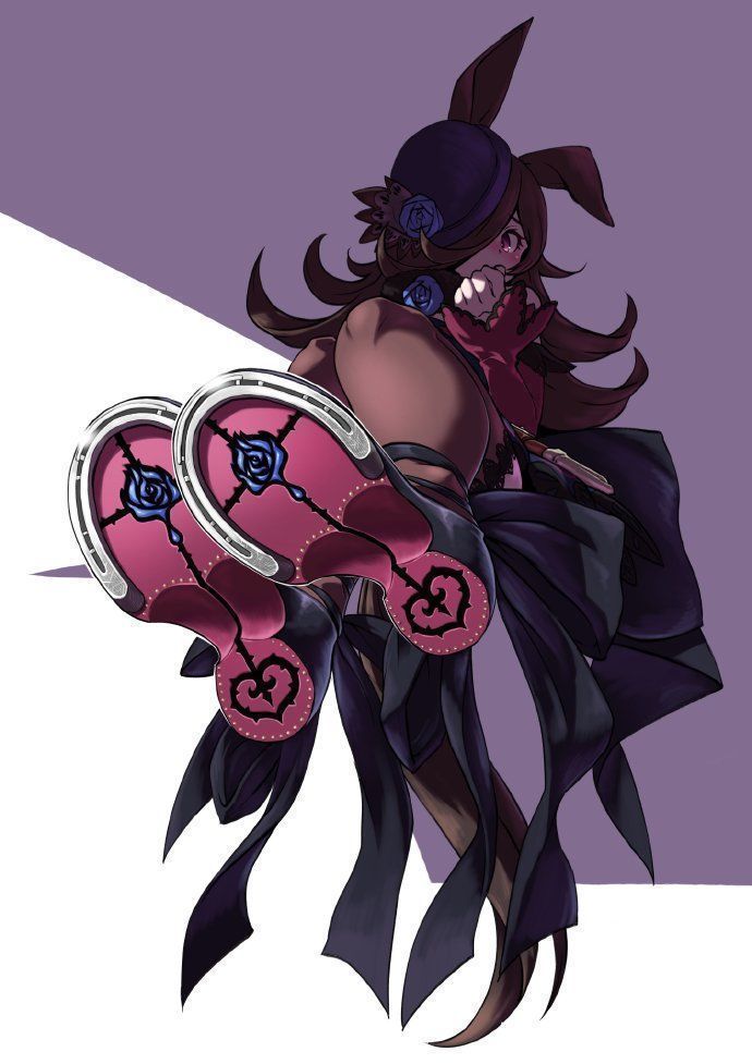 马文化|这位画师的同人太有创意了,画了赛马娘的马蹄铁,这角度很带感啊