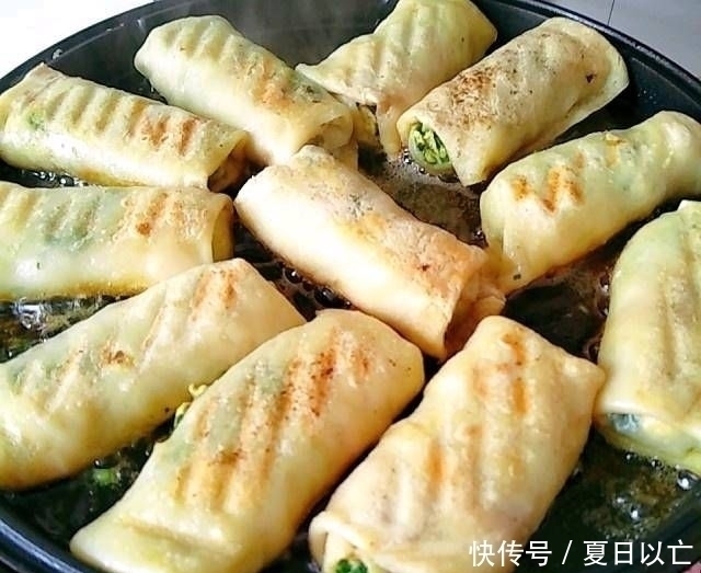 韭菜盒|薄饼韭菜盒，清爽柔软，省去揉滚步骤，省时省力