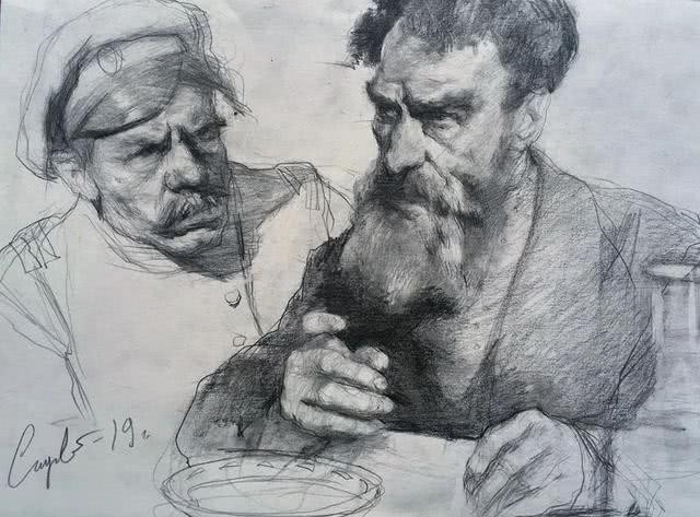 作品|养眼的素描应该是什么样子的,看看大师作品就知道了