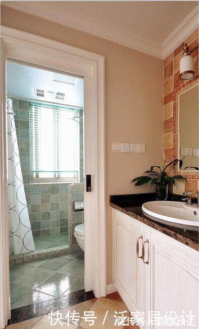 美好的时光|95平清新美式,餐厅酒柜+卡座+收纳柜一体,设计实在太赞了!