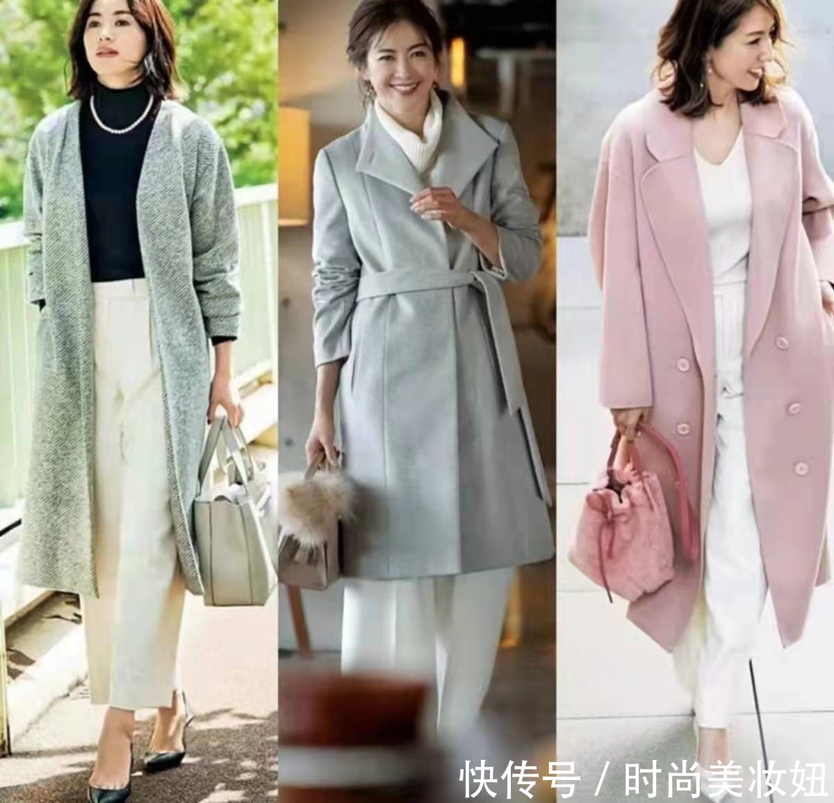 浅色|女人过了40岁拼的是“气质”,这些大衣搭配高级优雅,气质升华了
