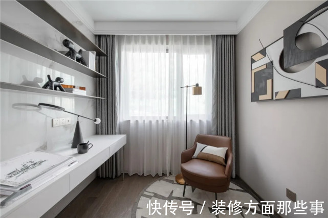 硬包|108平现代风三居室,空间充满现代简洁的大方感