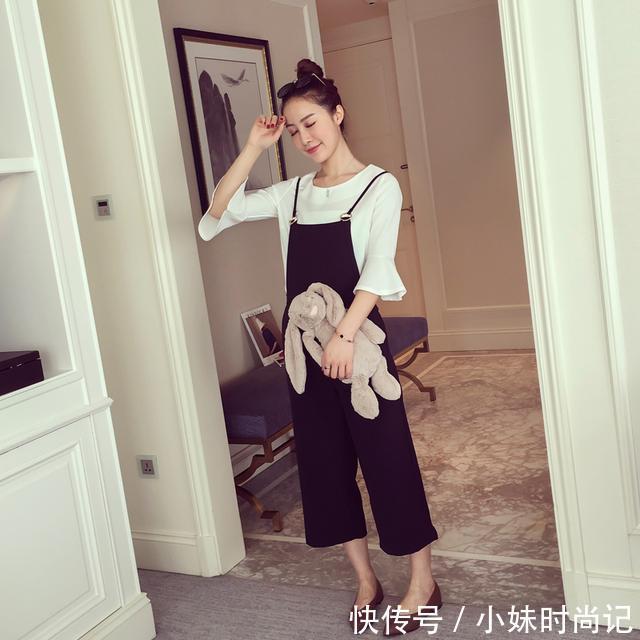 针织 春天就想穿得舒适休闲一些,这8款阔腿裤套装时尚又减龄