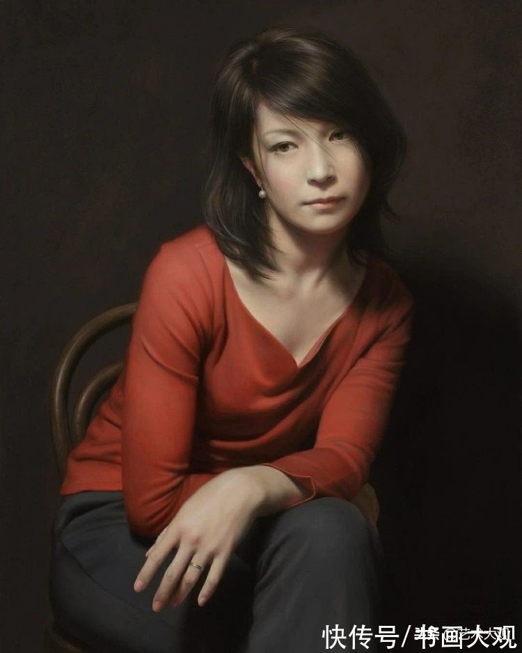 李贵君#日本现代女性肖像绘画——新生代具象画家塩谷亮人物油画作品欣赏