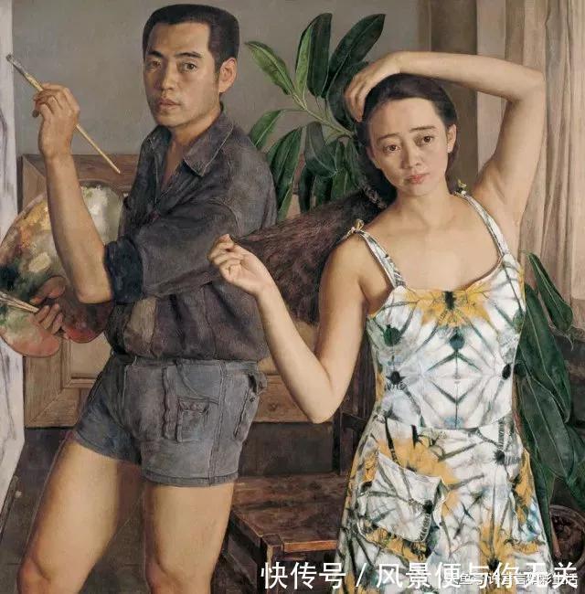 模特#从师生到夫妻,为她画人体,画作共拍出7179万的天价!