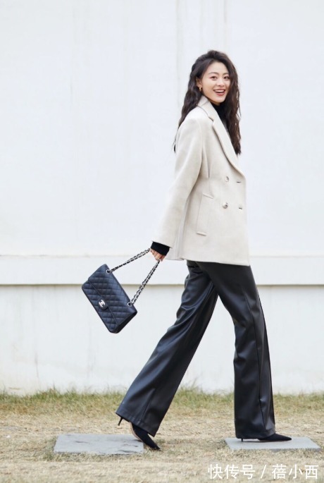 九分裤|穿西装外套别总是配裙子,搭配这些裤装更高级时髦,梨型身材必入