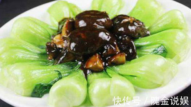 中国人|美食看看蜜汁烤叉烧，红烧猪尾，双浇头金针菇，香菇扒油菜