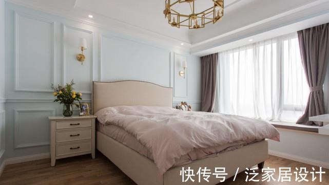 主色|89平美式轻奢三口之家，客厅潺潺的音乐流淌，将温柔谱写