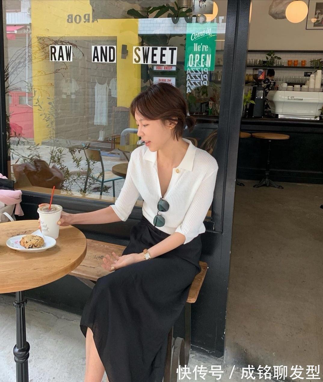 构造|精致优雅的韩系穿搭,简单搭配不失时尚,看着随意却透着高级感