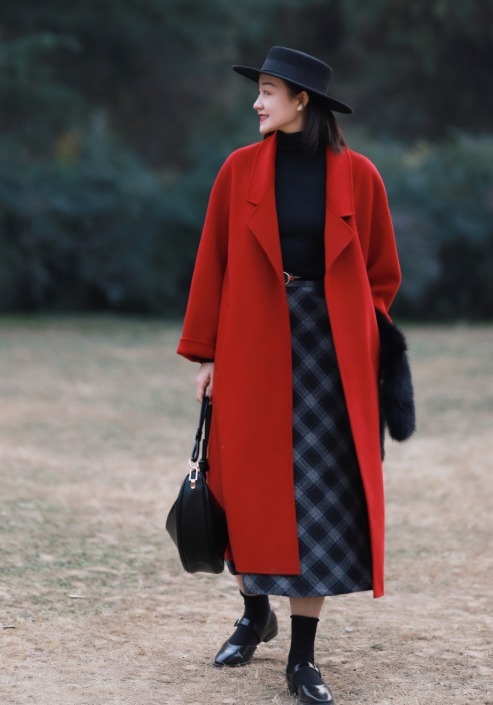 大衣 会穿衣的女人才有气质,照搬这位博主的大衣穿搭就够了,优雅整个冬天