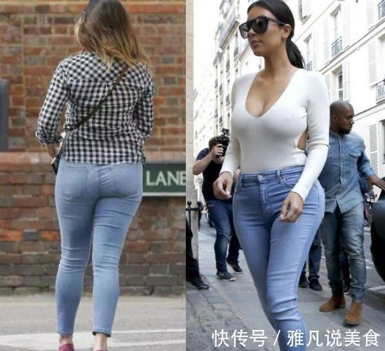 屁股 下半身“肉多”的女生, 少乱穿牛仔裤! 特别是第2种!