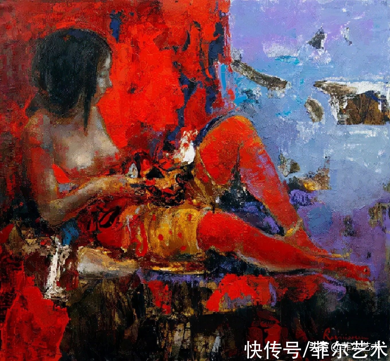 雷兹尼琴科！乌克兰著名画家谢里·雷兹尼琴科人物油画作品欣赏