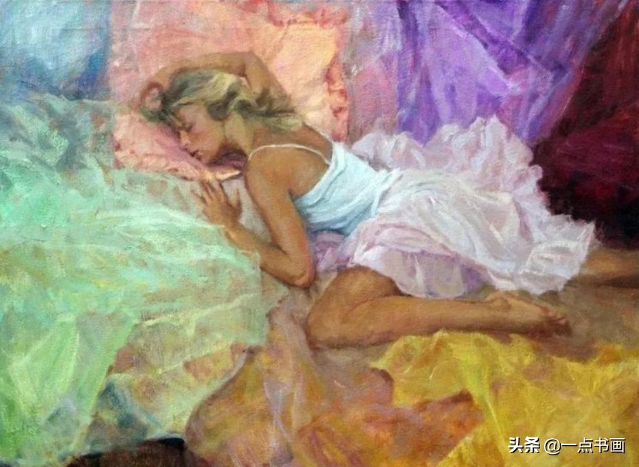 宁静|这组油画，美轮美奂，光影掌握得真好
