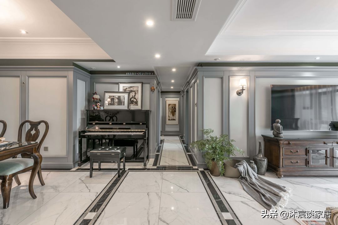 美式|她不要“网红”风格,新家装成经典美式风,随处可见的优雅与浪漫